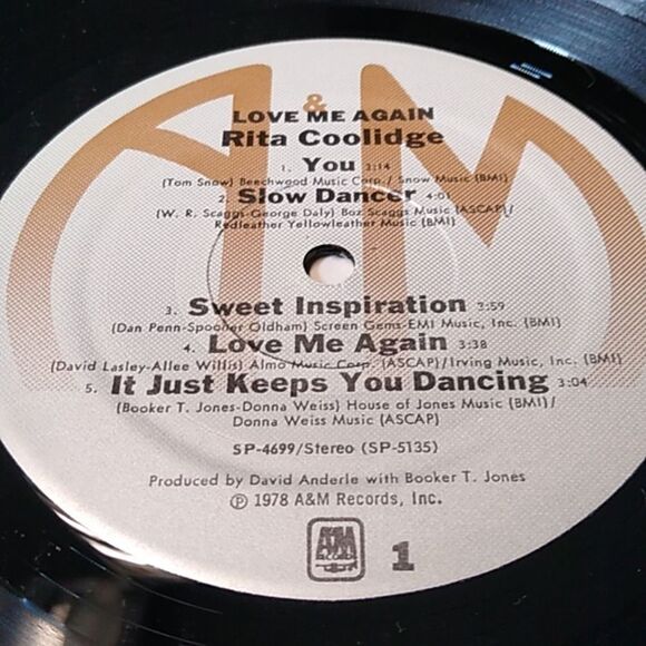 Rita Coolidge Vinyl Record - Picture 7 of 9